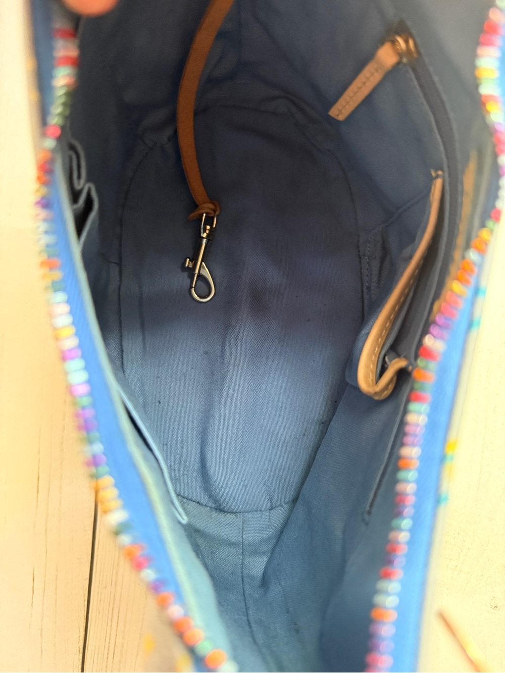 Dooney & Bourke | Vintage Y2K Multicolor DB Logo Mini Hobo with Rainbow Zipper - Picture 13 of 13